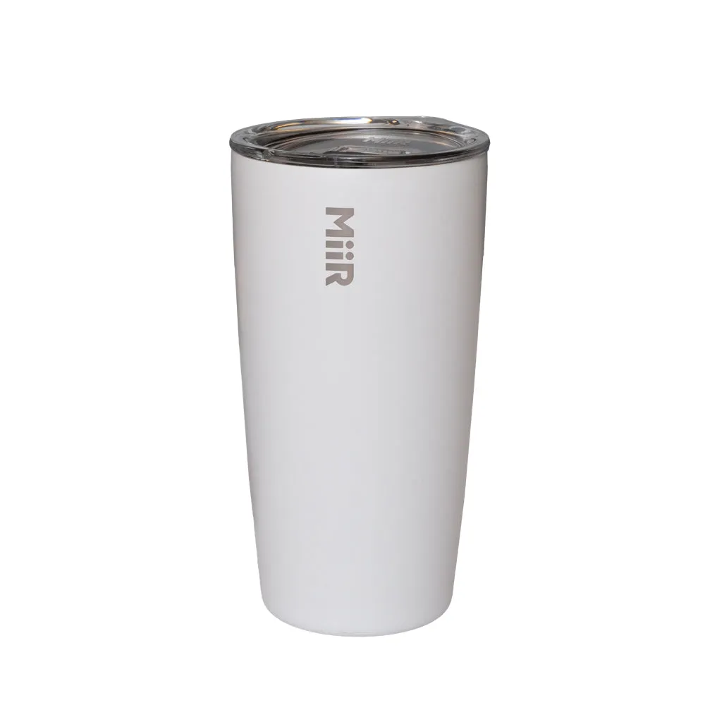 16 oz. White MiiR Insulated Tumbler