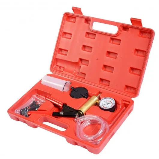 2 in1 Brake Bleeder Bleeding & Vacuum Pump Tester Kit Professional Automotive