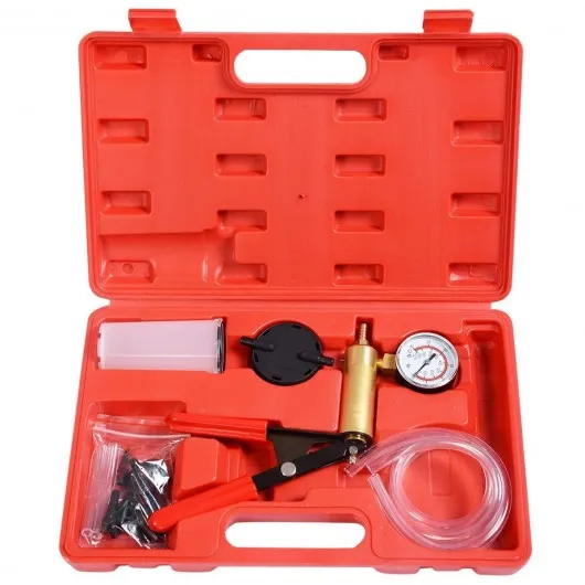 2 in1 Brake Bleeder Bleeding & Vacuum Pump Tester Kit Professional Automotive