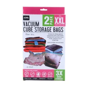 2 Pack Vacuum Cube Storage Bags - xxl