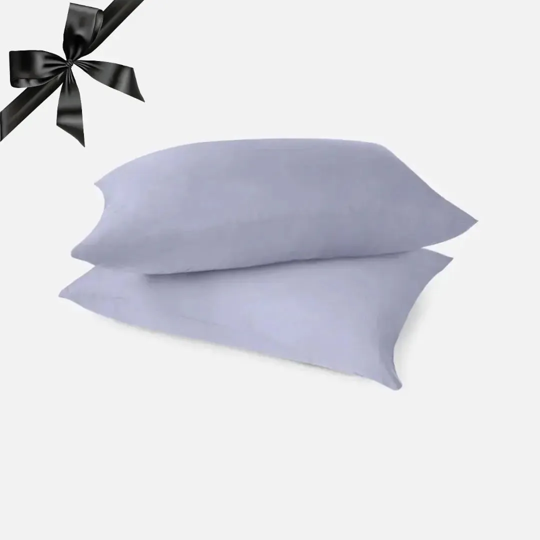 2 X Eucalyptus Silk Pillow Cases EU