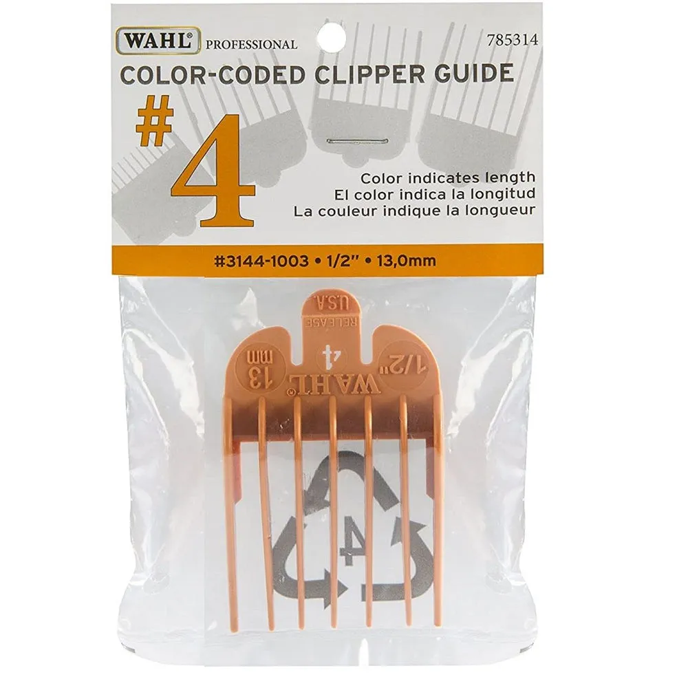 20 Pack Wahl Color-Coded Clipper Guide #4 - 1/2" #3144-1003