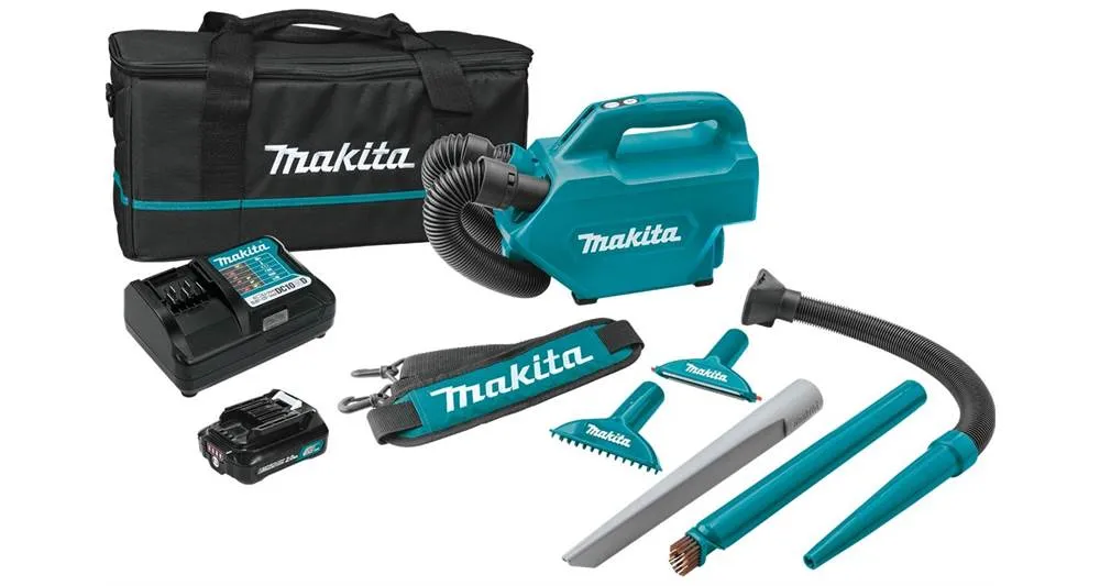 2021 Makita 12V max CXT® Lithium-Ion Cordless Vacuum Kit (2.0Ah) (LC09A1)