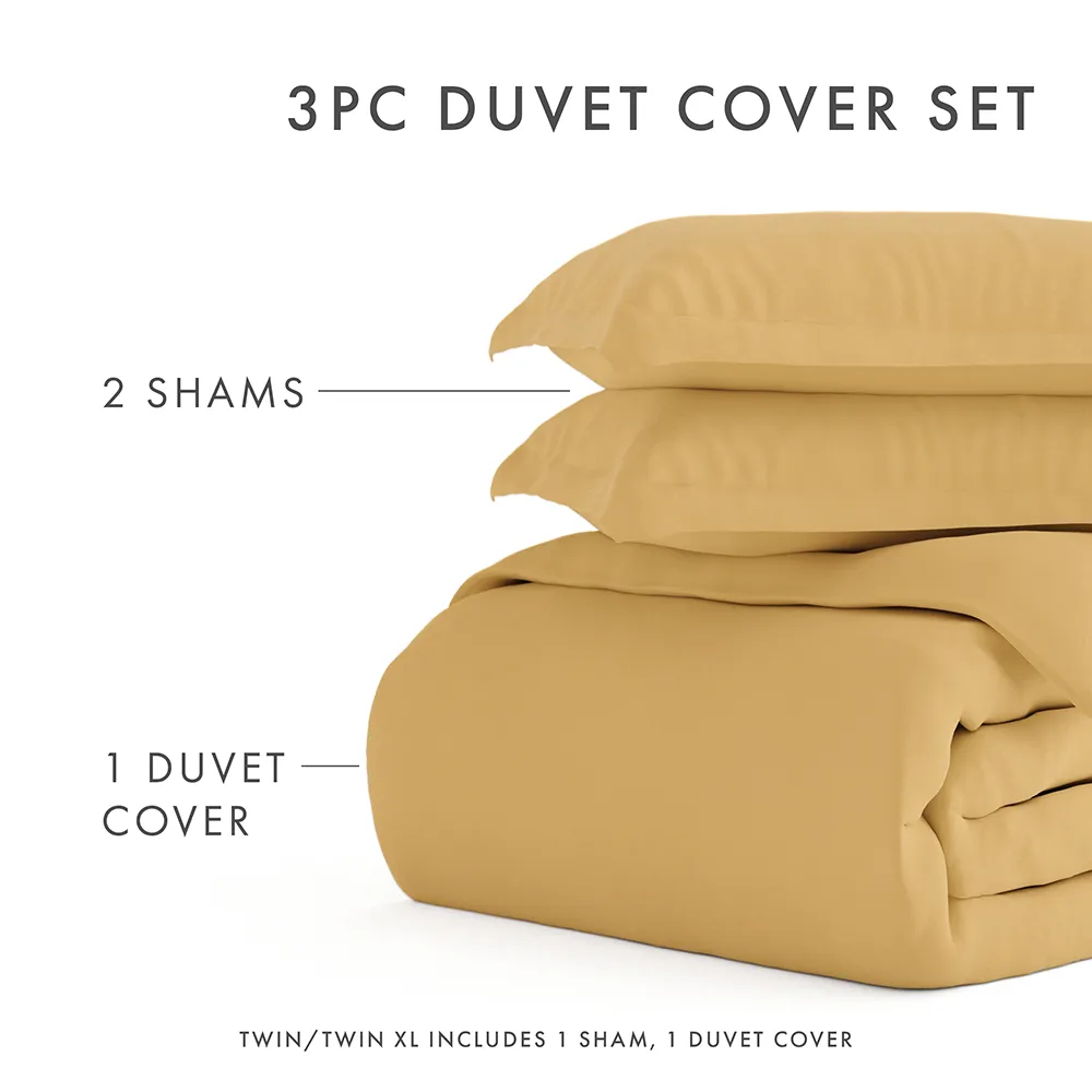 3-Piece Essential Duvet Cover Set