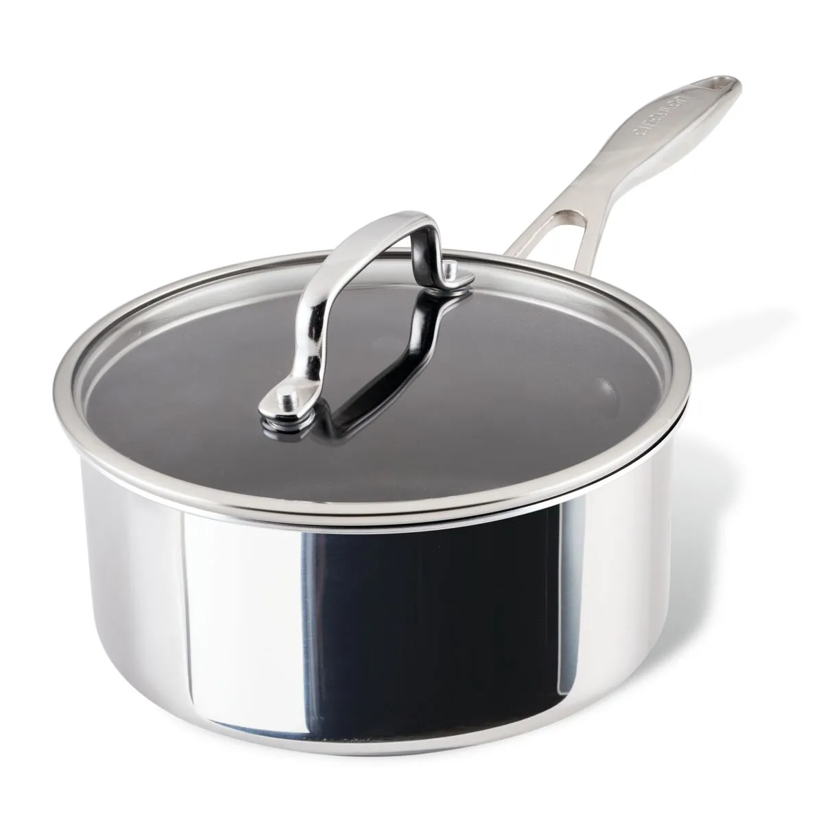 3-Quart ScratchDefense™️ C1 Nonstick Sauce Pan with Lid