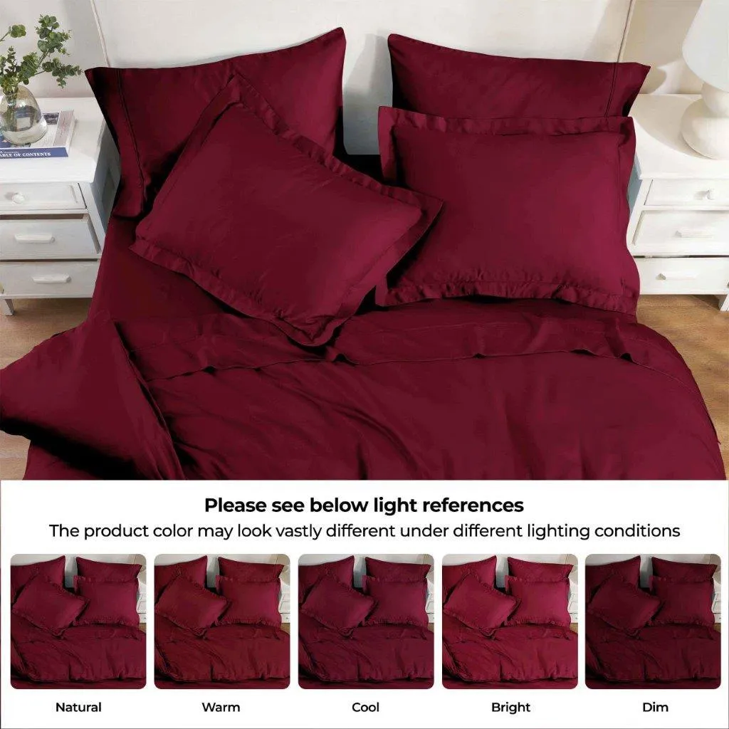 300 Thread Count Modal from Beechwood Solid Duvet Cover Set