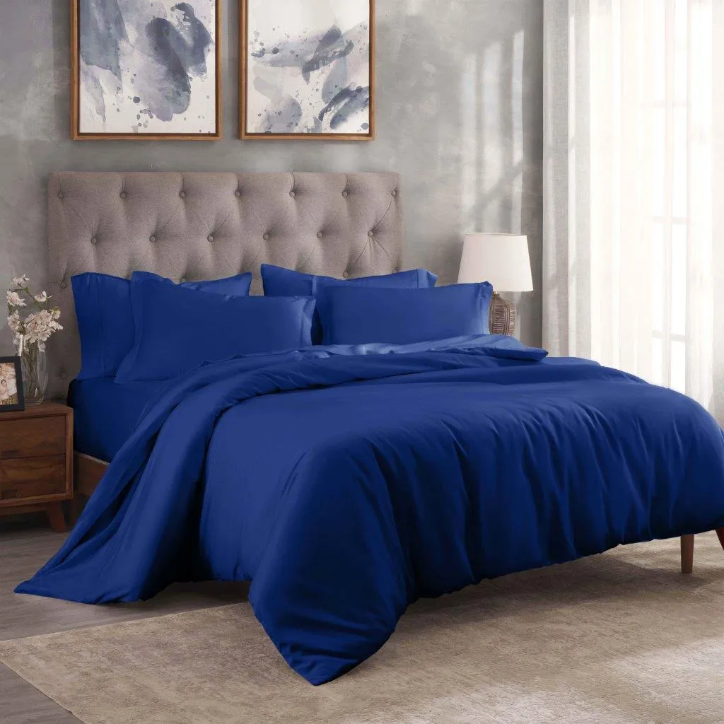 300 Thread Count Modal from Beechwood Solid Duvet Cover Set