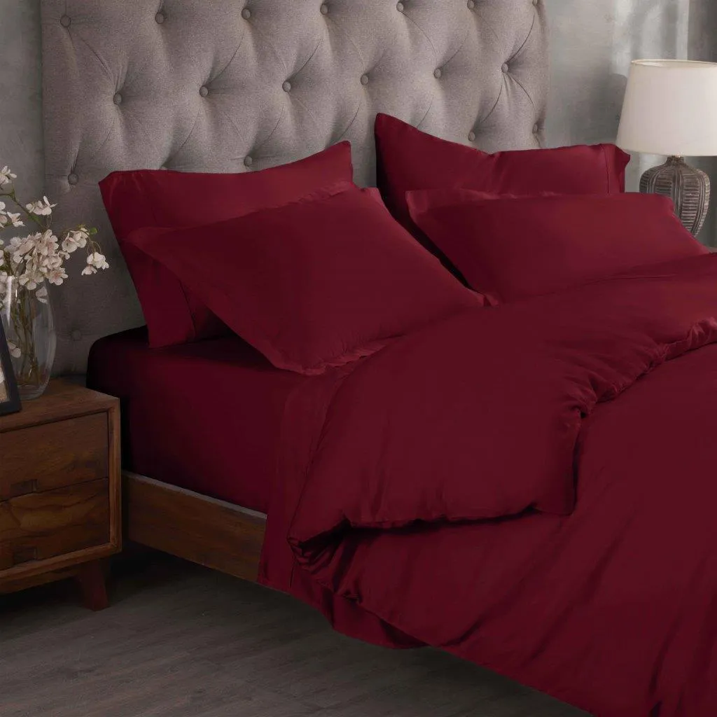 300 Thread Count Modal from Beechwood Solid Duvet Cover Set