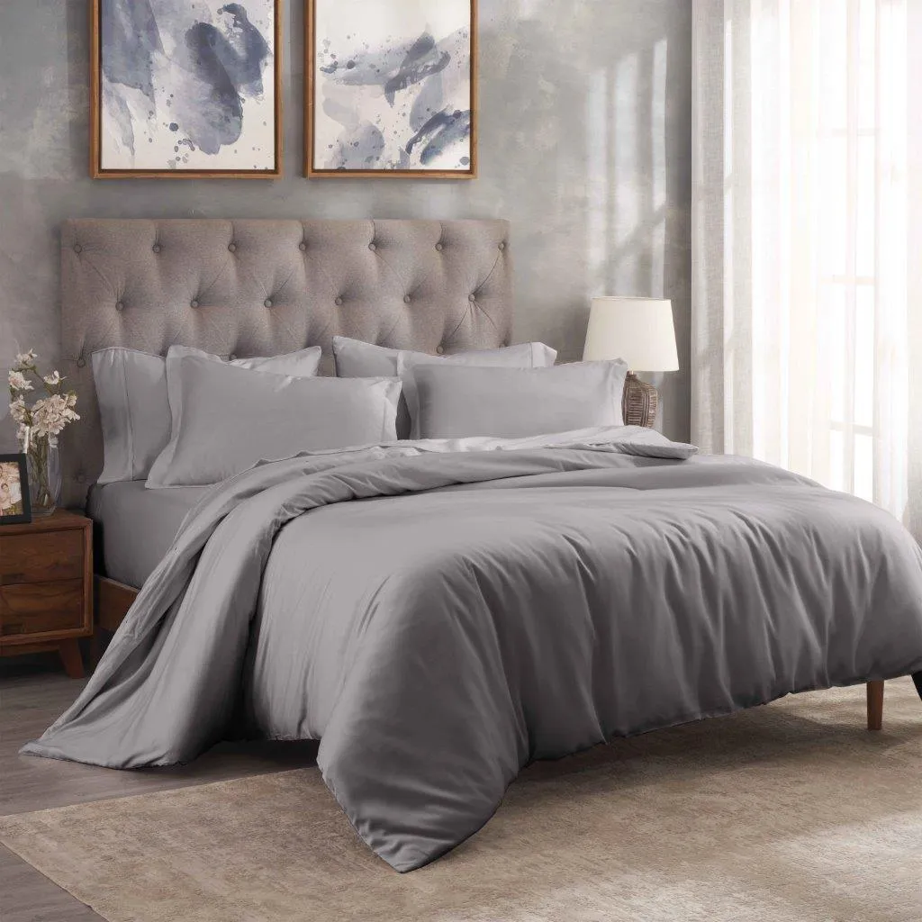 300 Thread Count Modal from Beechwood Solid Duvet Cover Set