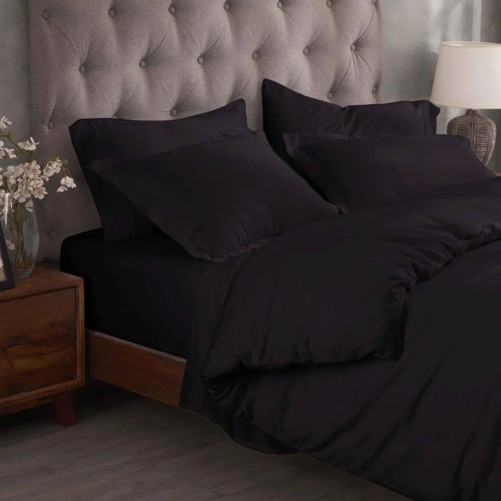 300 Thread Count Modal from Beechwood Solid Duvet Cover Set