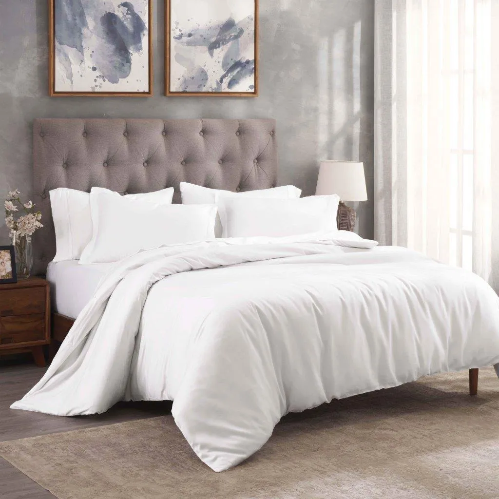 300 Thread Count Modal from Beechwood Solid Duvet Cover Set