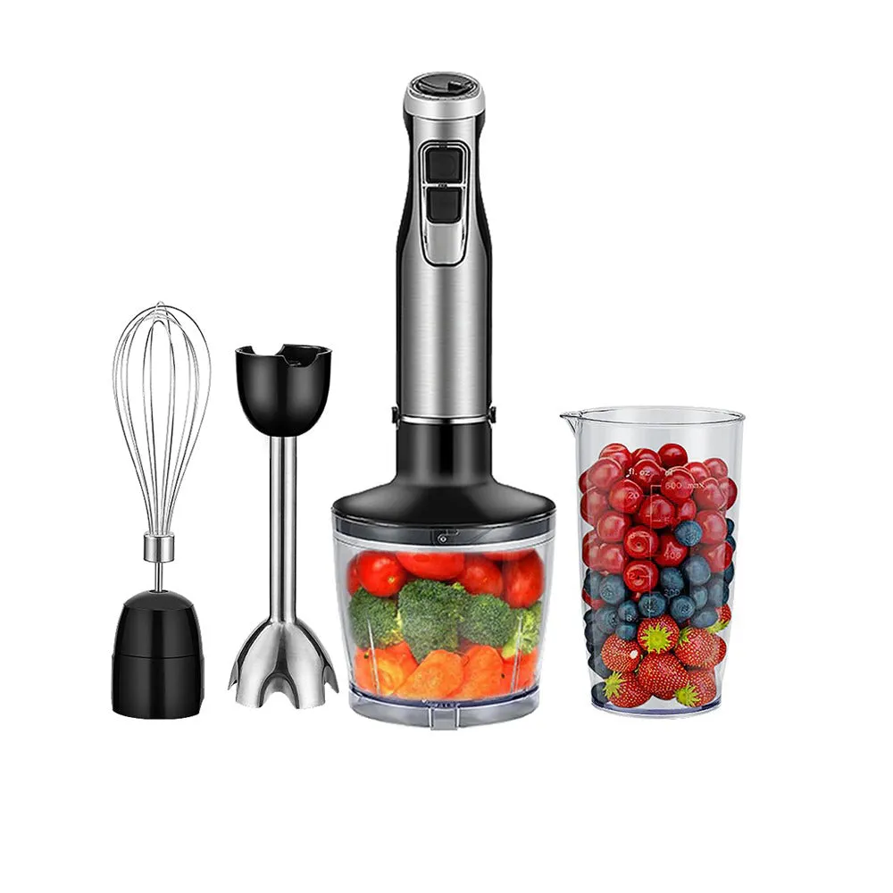 4 in 1 High Power Immersion Hand Stick Blender Mixer with Chopper