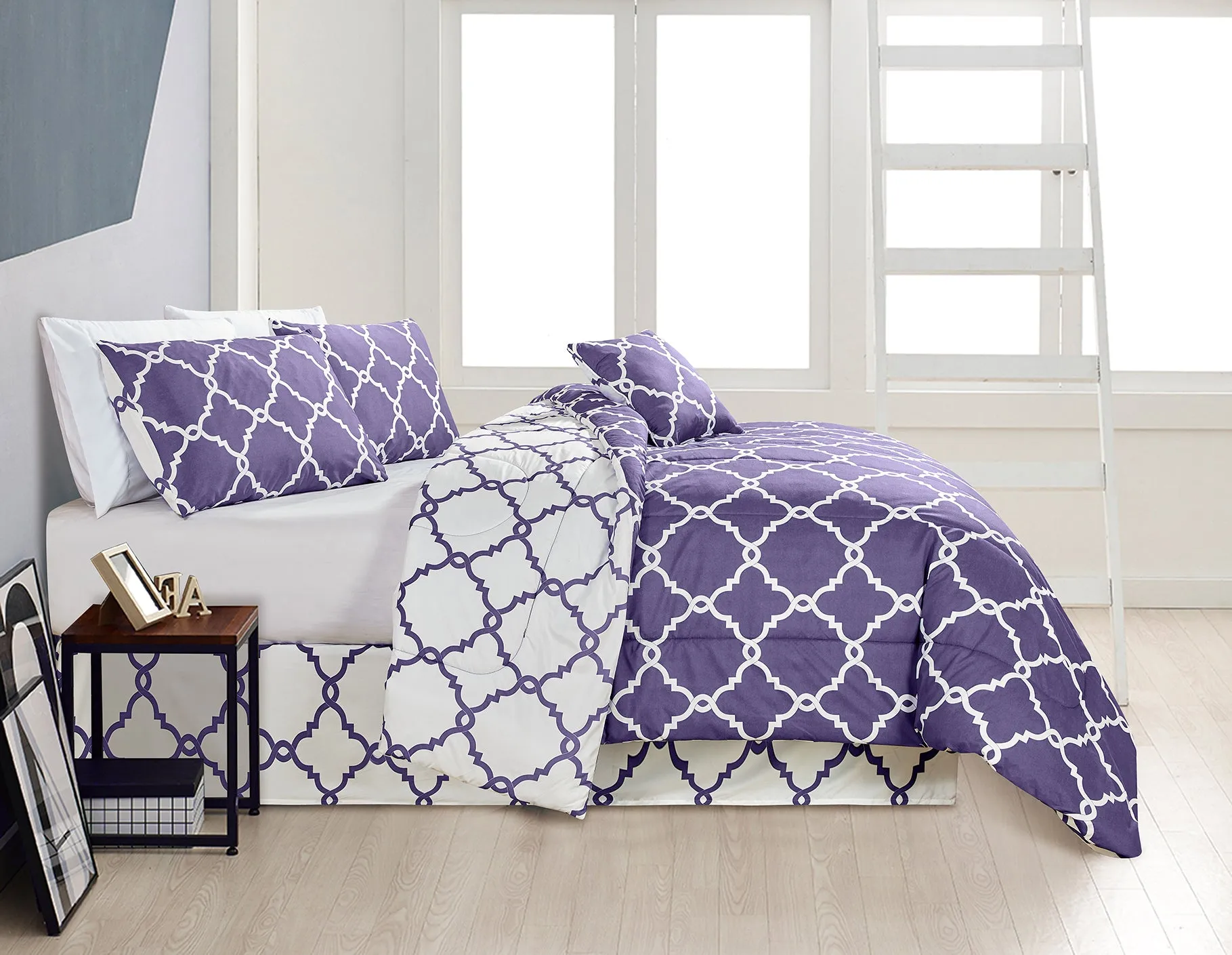 5-Piece Reversible Comforter Set