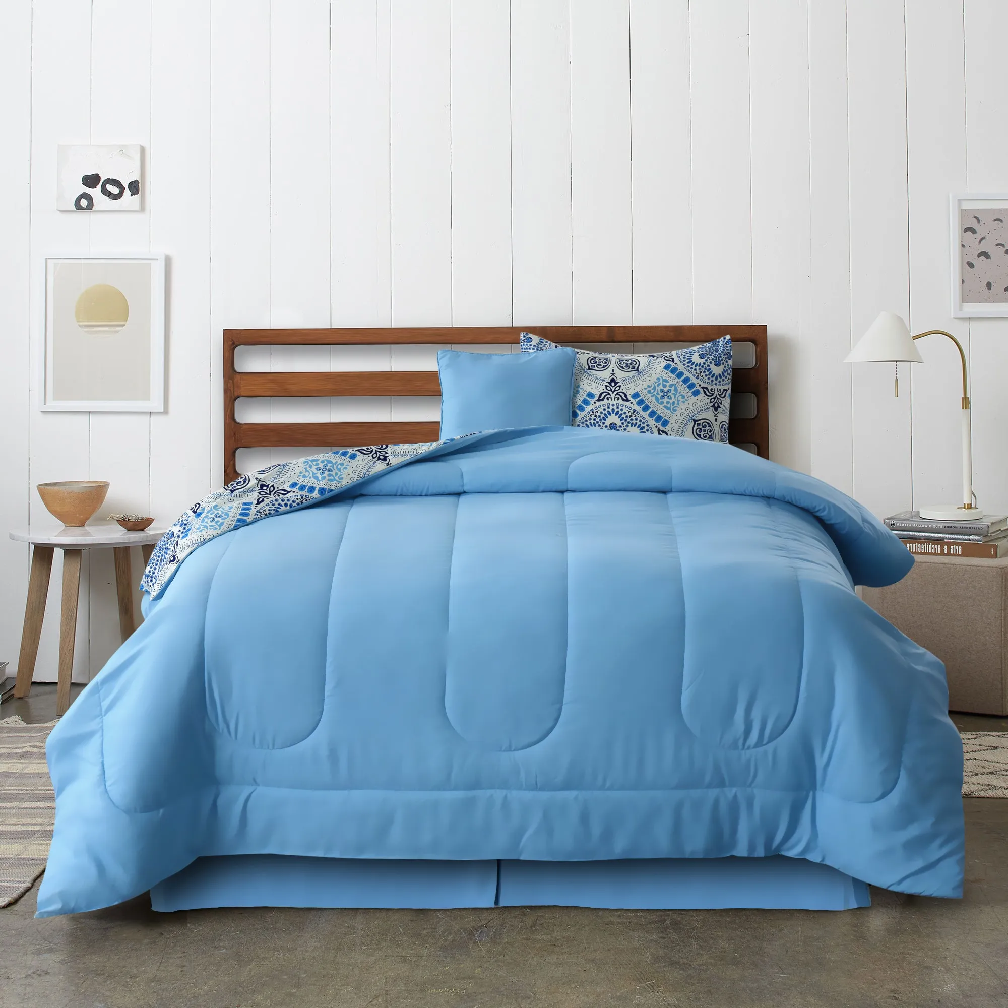 5-Piece Reversible Comforter Set