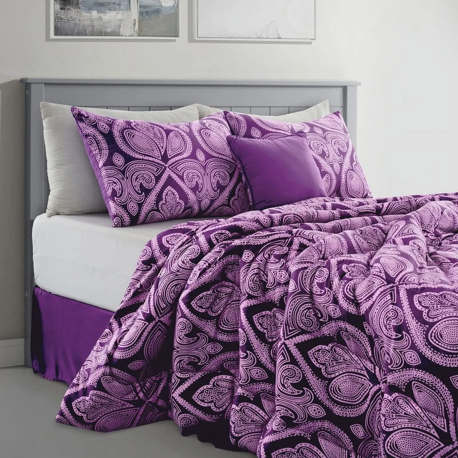 5-Piece Reversible Comforter Set