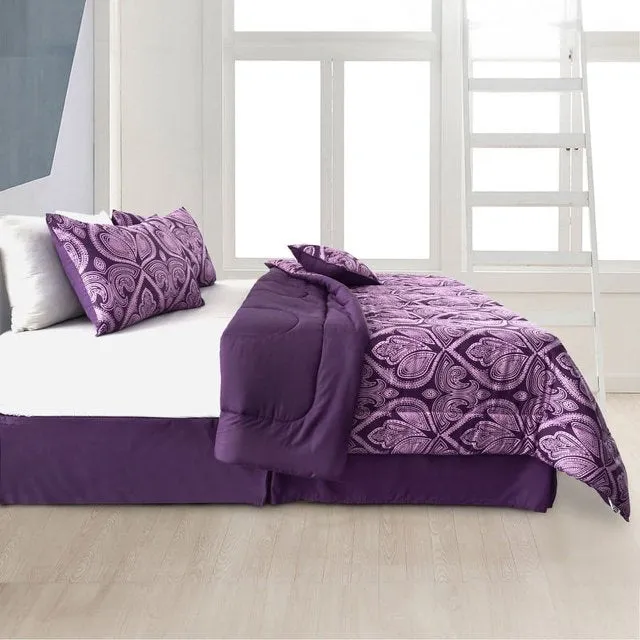 5-Piece Reversible Comforter Set