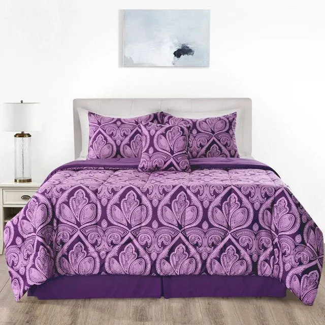 5-Piece Reversible Comforter Set