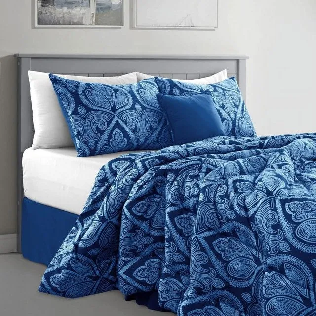 5-Piece Reversible Comforter Set