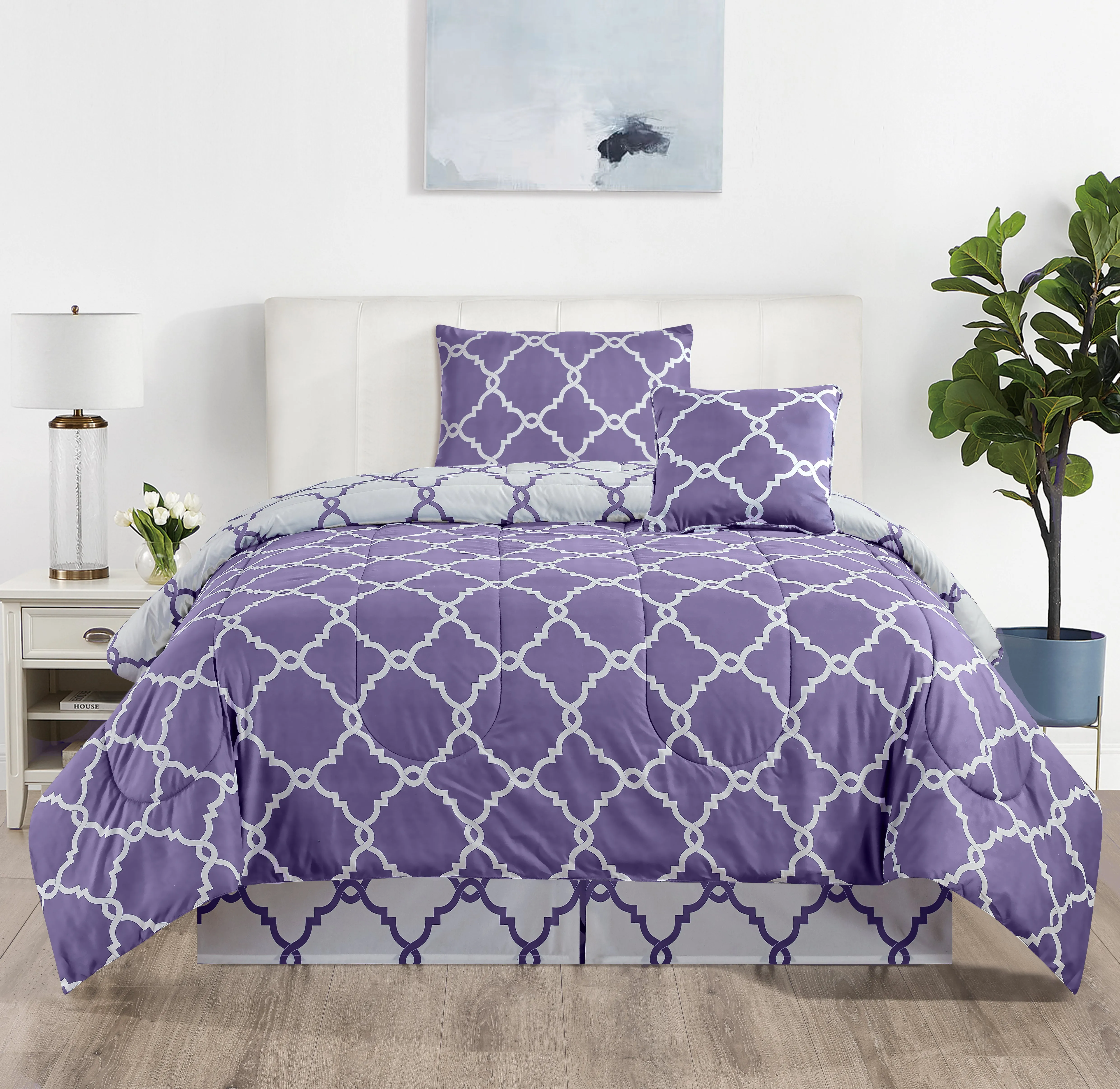 5-Piece Reversible Comforter Set