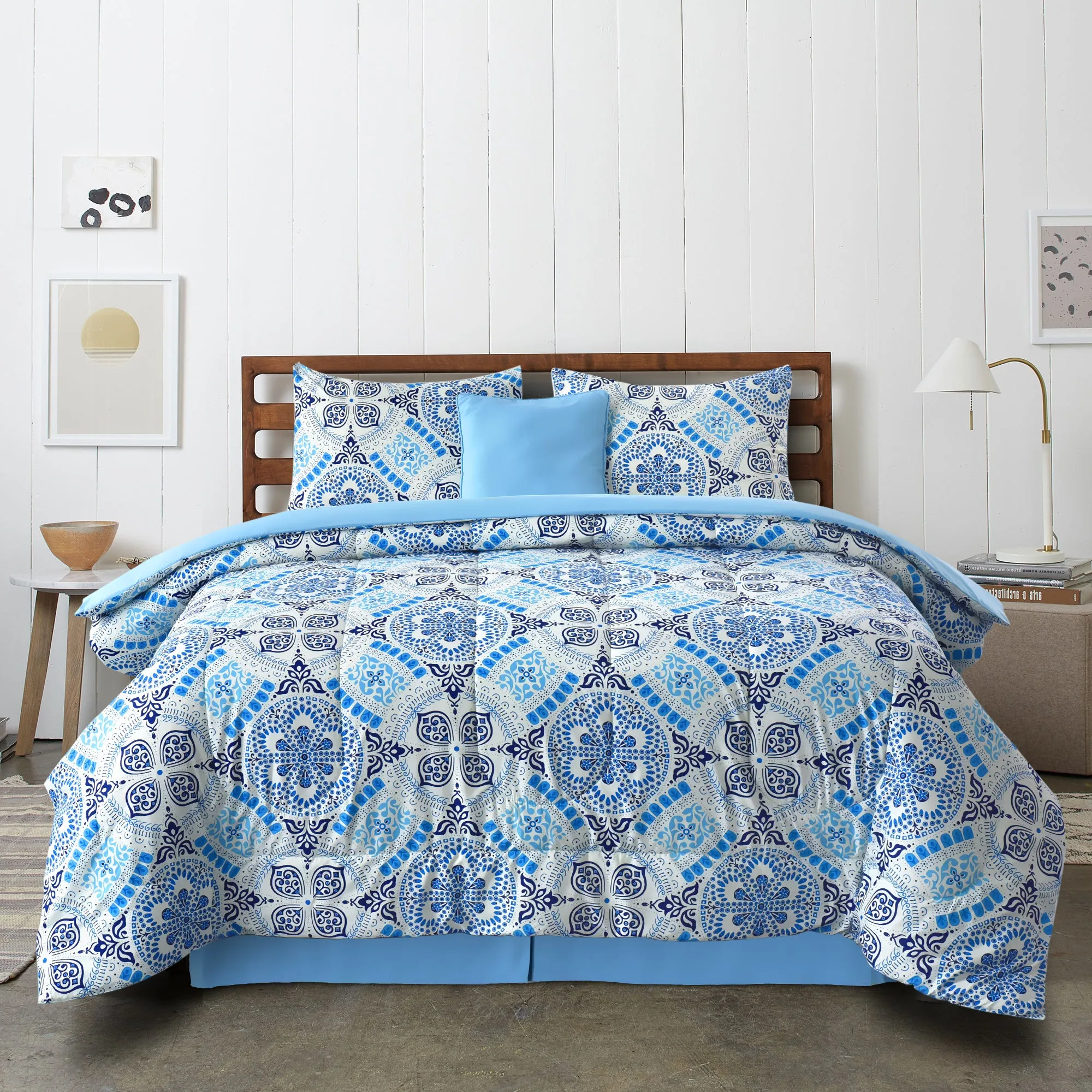 5-Piece Reversible Comforter Set