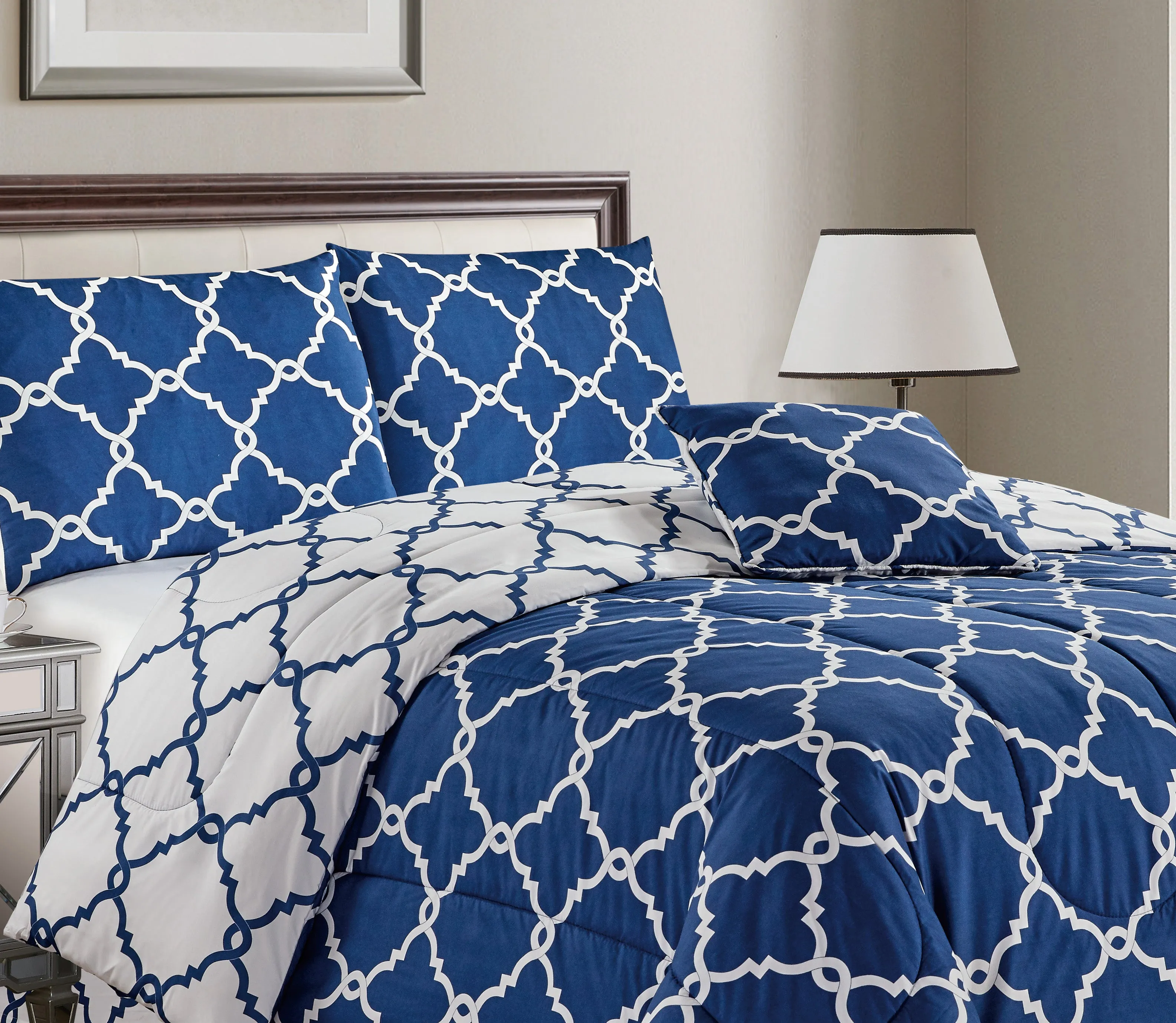 5-Piece Reversible Comforter Set