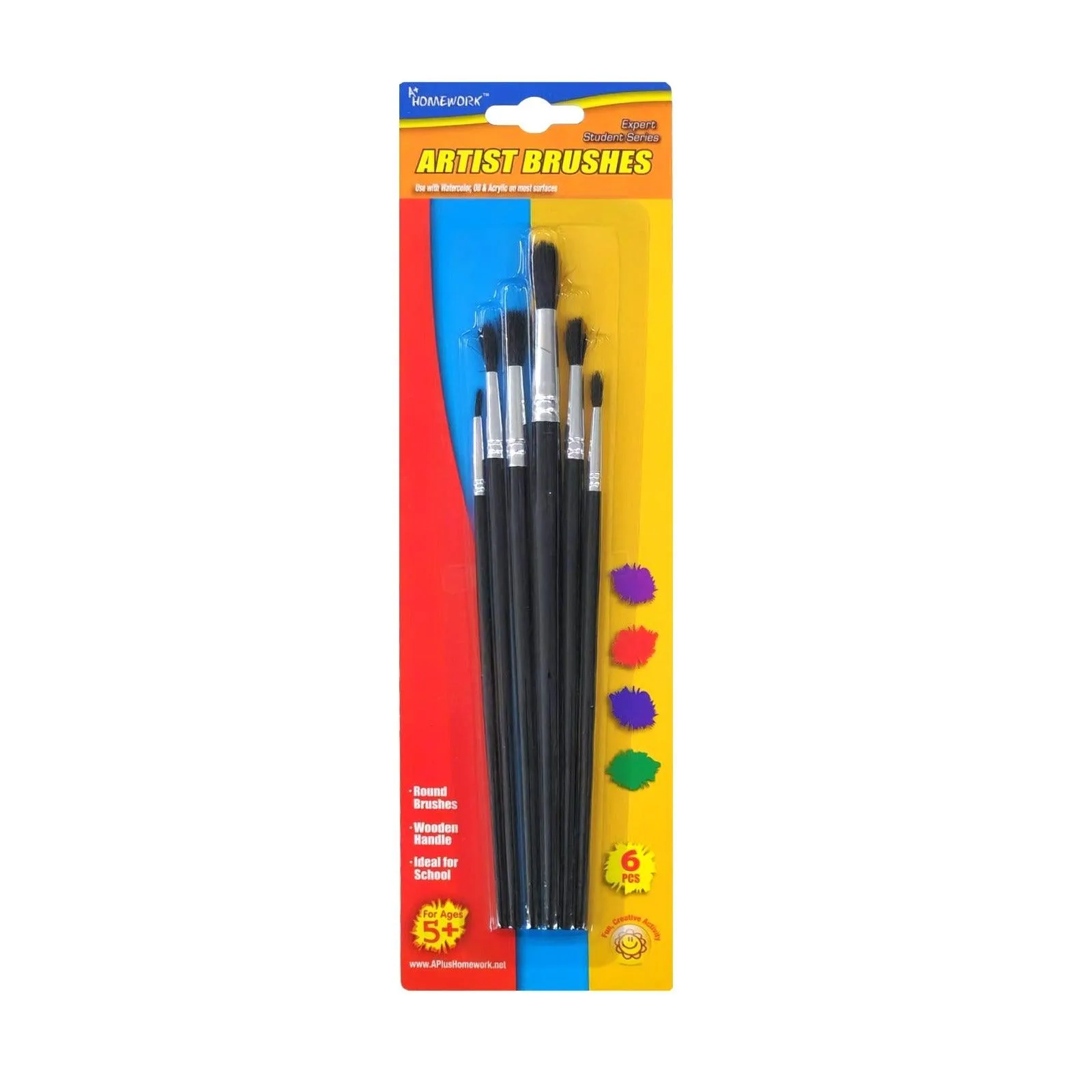 A  Homework Paint Brushes