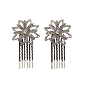 AB Flower Hair Combs