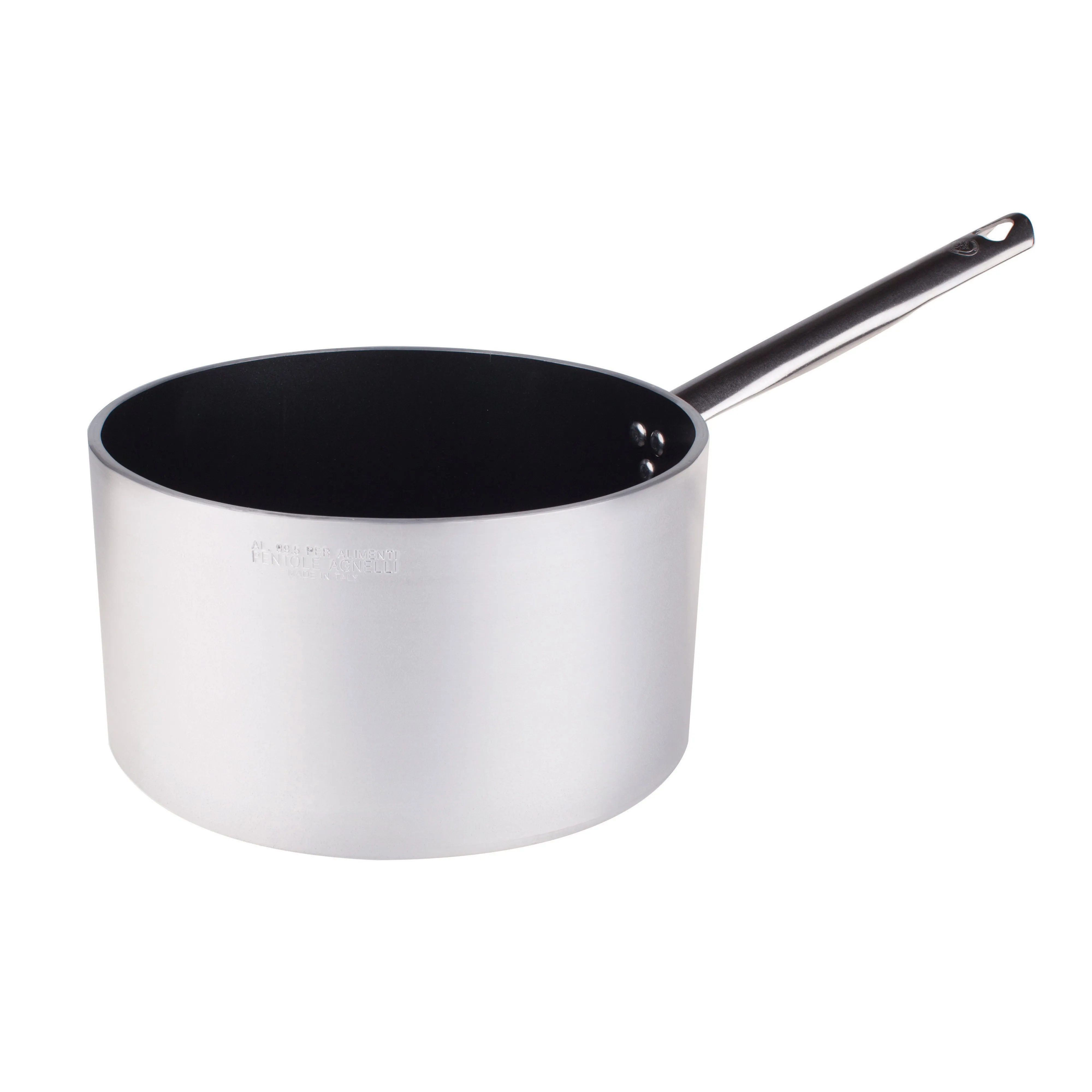 Agnelli Aluminum 5mm Nonstick Saucepan With Stainless Steel Handle, 1.5-Quart