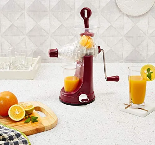 Amazon Brand - Solimo Plastic Handy Fruit Juicer