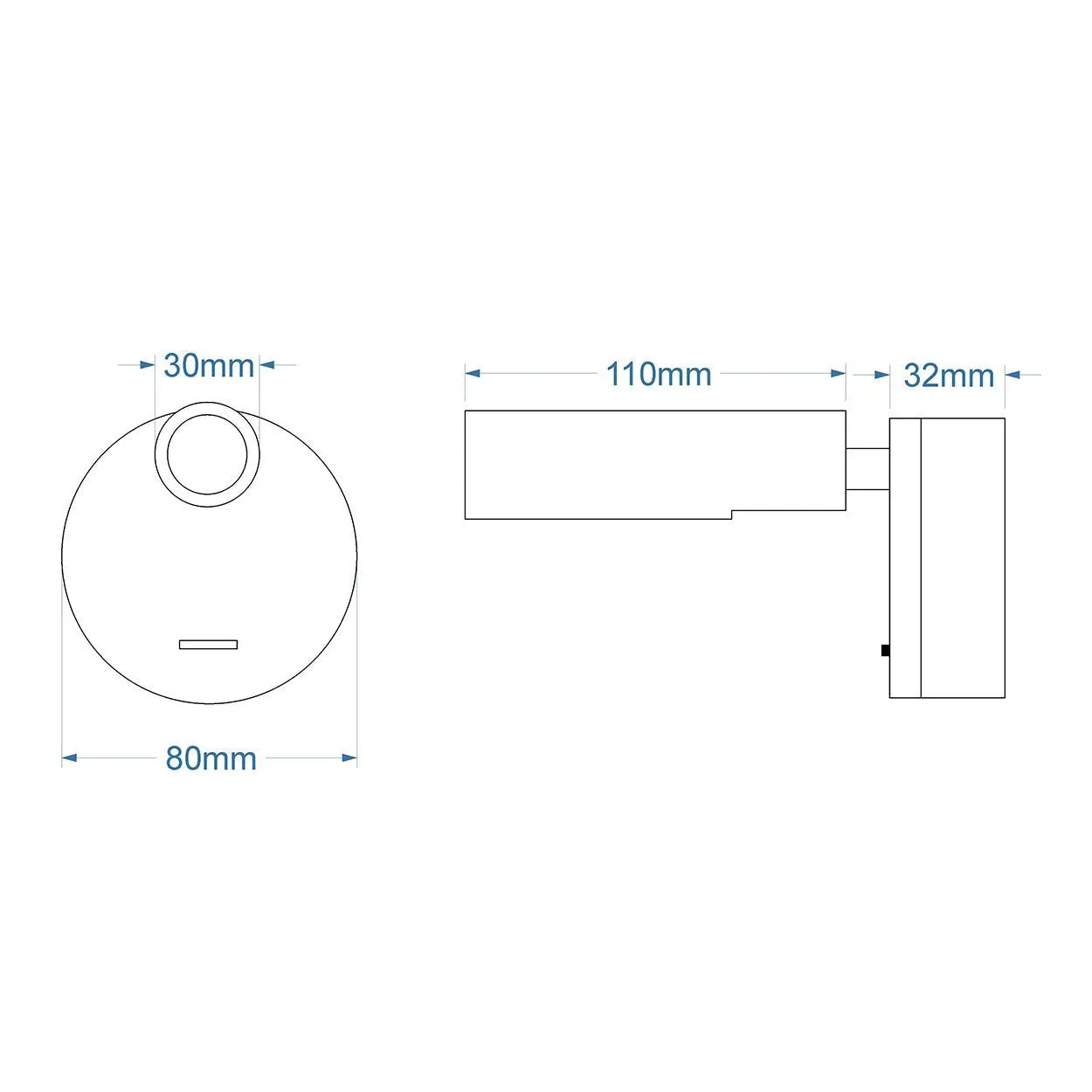 ANKUR CLAIRE BEDSIDE LED WALL LIGHT