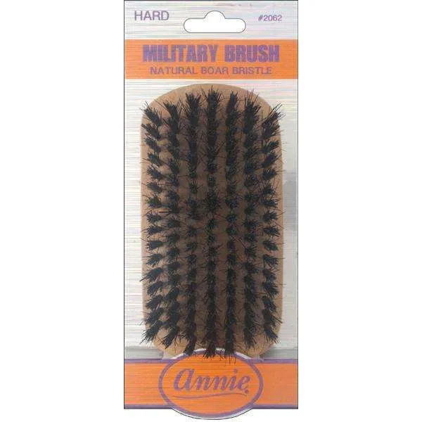 Annie Medium Military Natural Boar Bristle Brush #2162