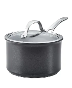 Anolon X SearTech Aluminum Nonstick Cookware Saucepan with Lid, 3-Quart