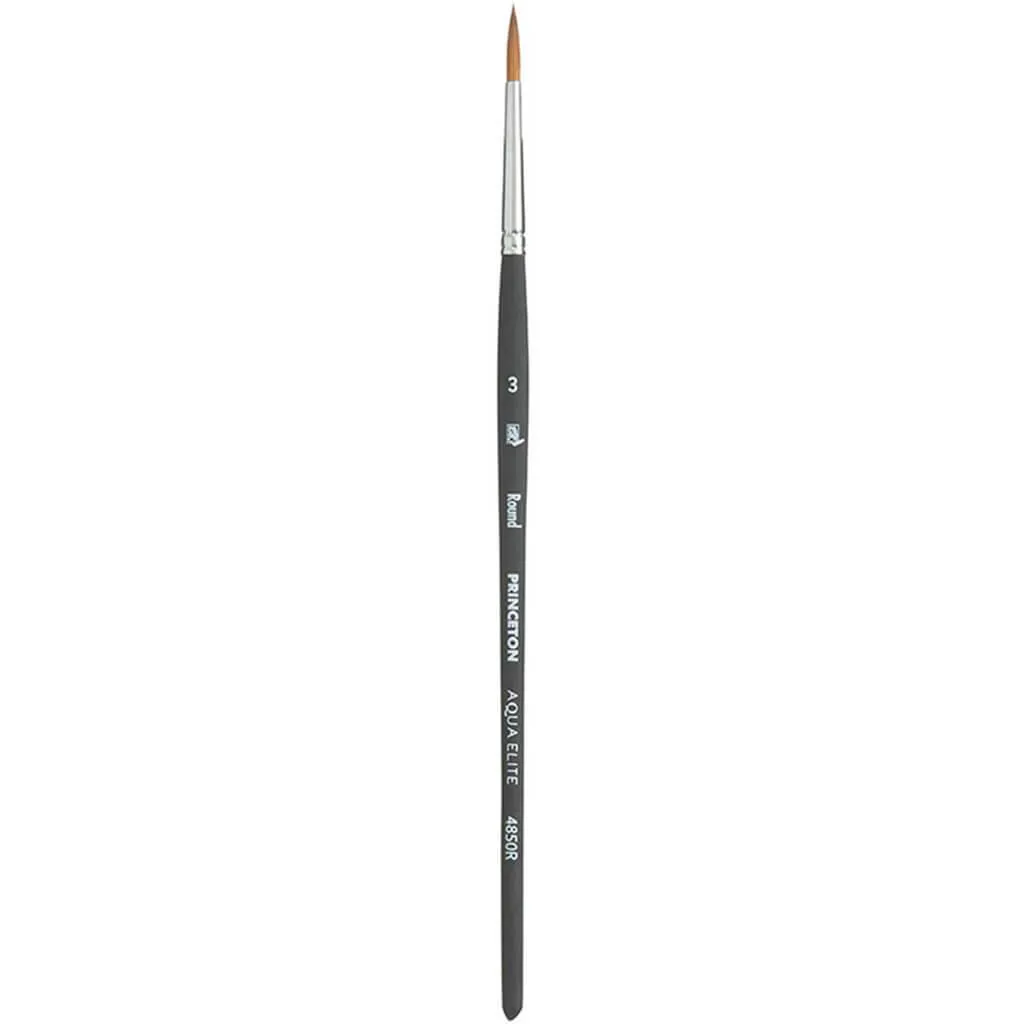 Aqua Elite Synthetic Kolinsky Sable Watercolor Brushes Rounds