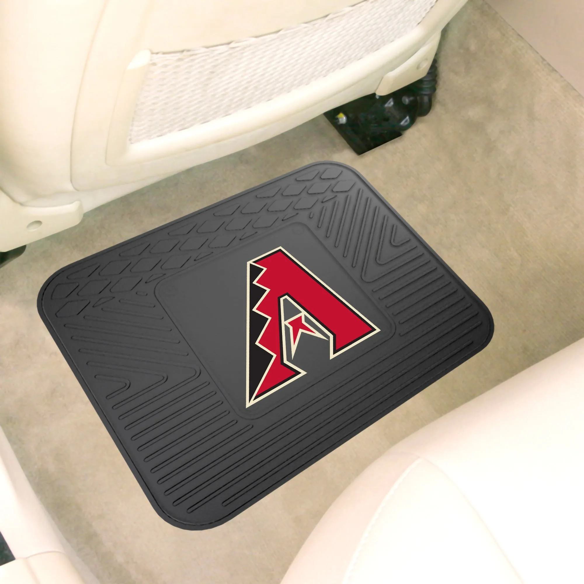 Arizona Diamondbacks Back Seat Car Utility Mat - 14in. x 17in.