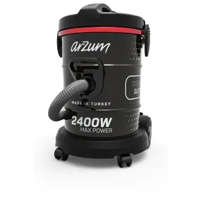 Arzum Cleaner Raptor Drum Type Vacuum, Black