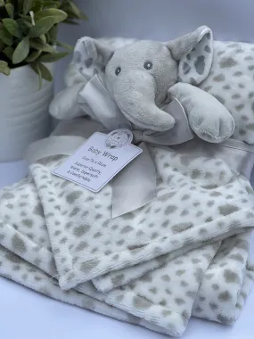 Baby Wrap with Elephant Comforter