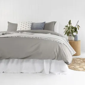 Bambury Temple Organic Quilt Cover Sets - Grey