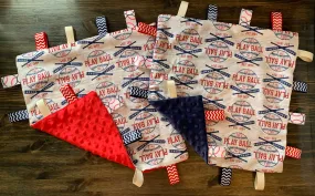 Baseball Taggie Blanket