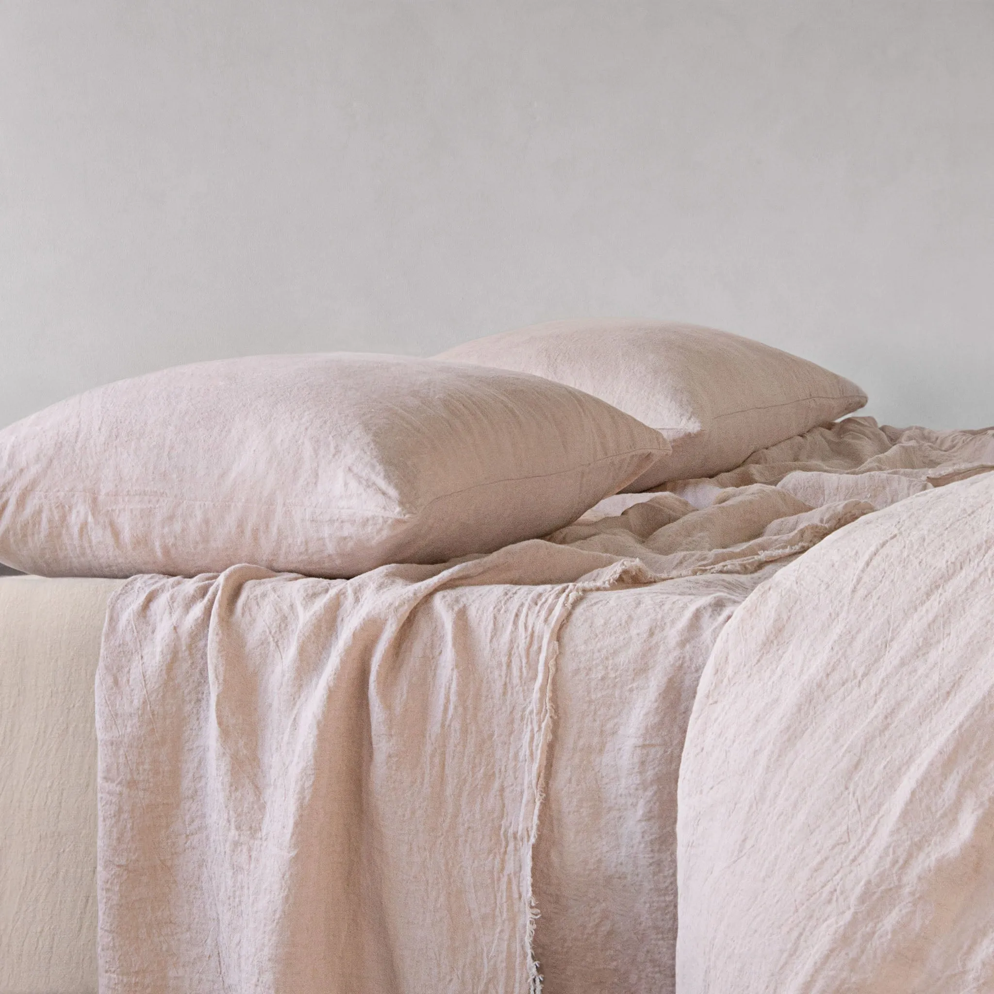 Basix Linen Pillowcase - Floss