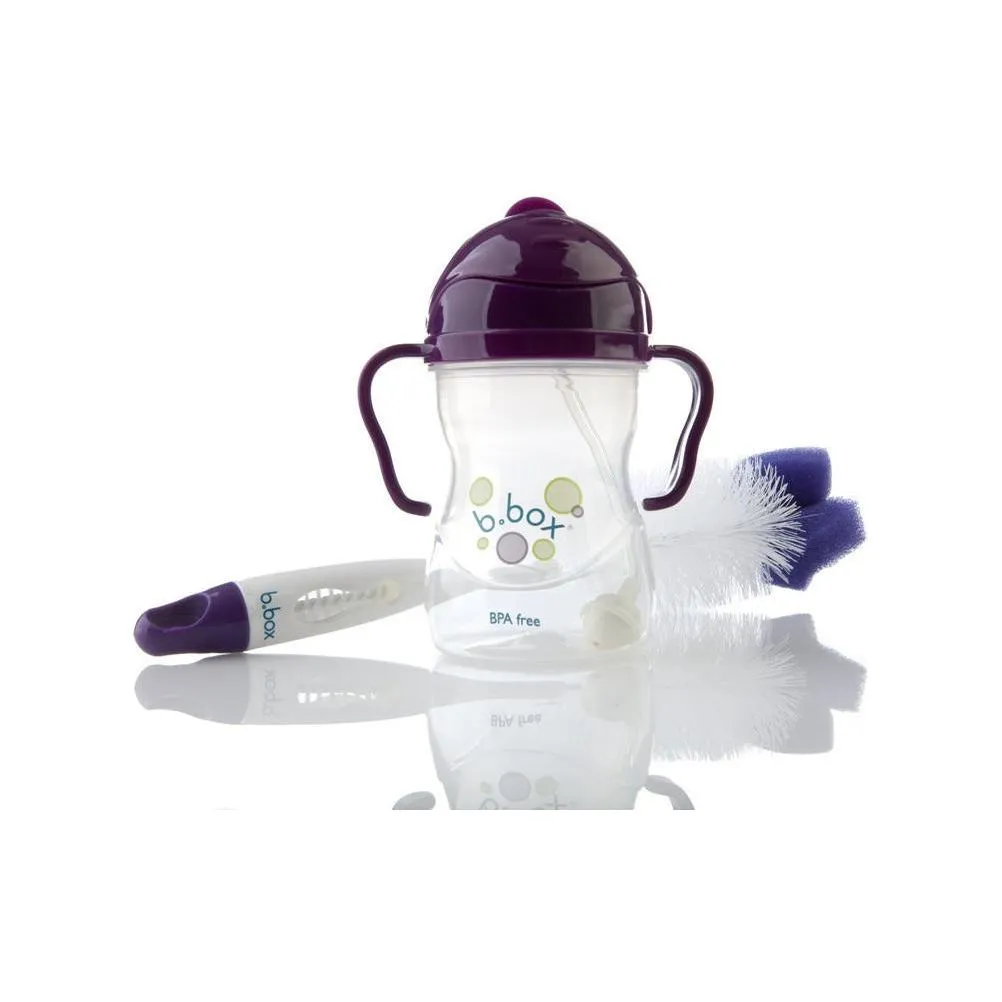 B.Box 2-in-1 Bottle and Teat cleaner (Plum)