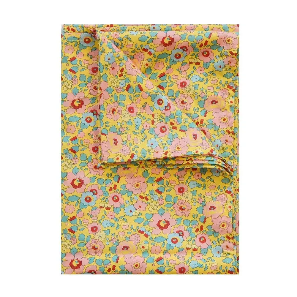 BETSY SUNFLOWER Liberty Flat Top Sheet