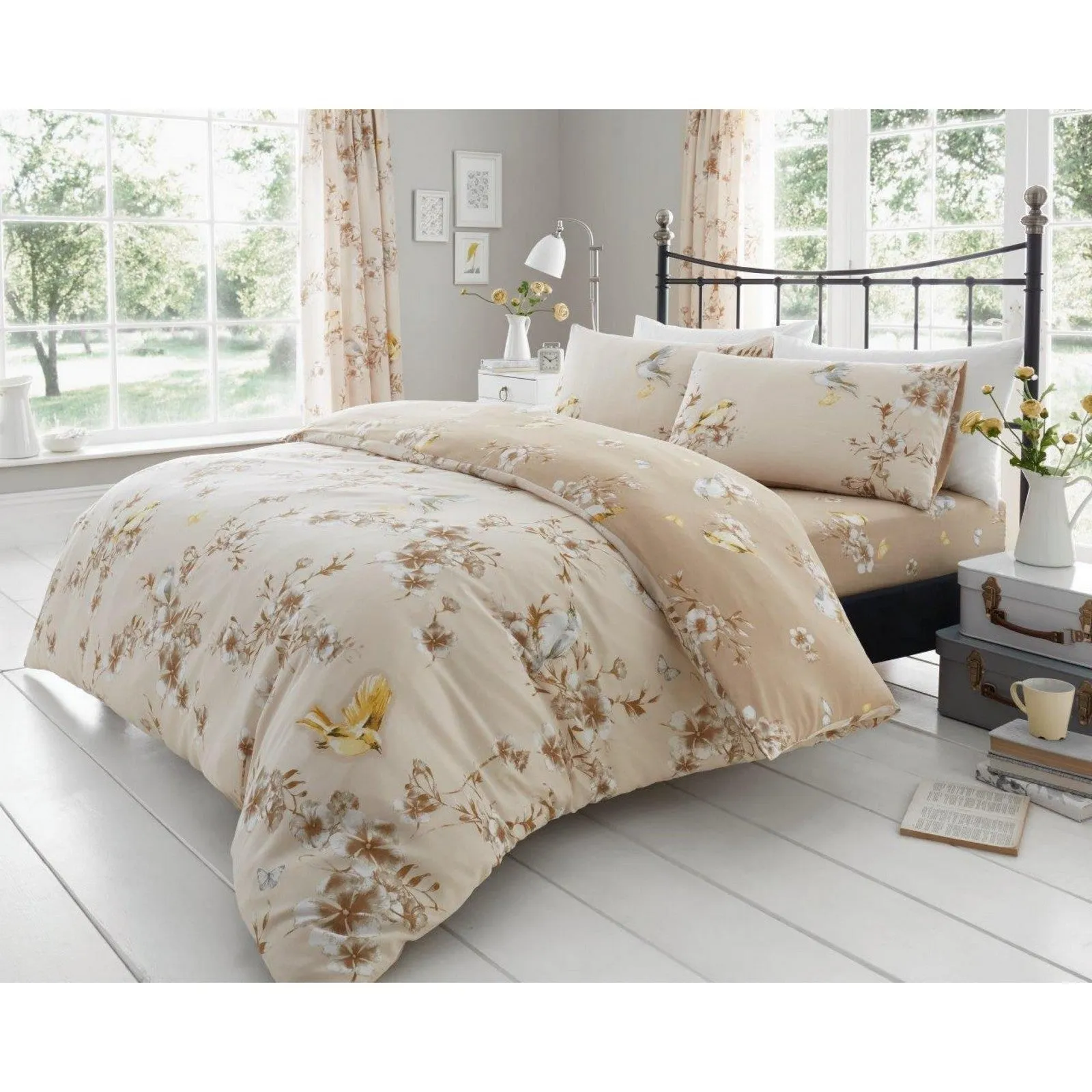 Birdie Blossom Duvet Cover Set