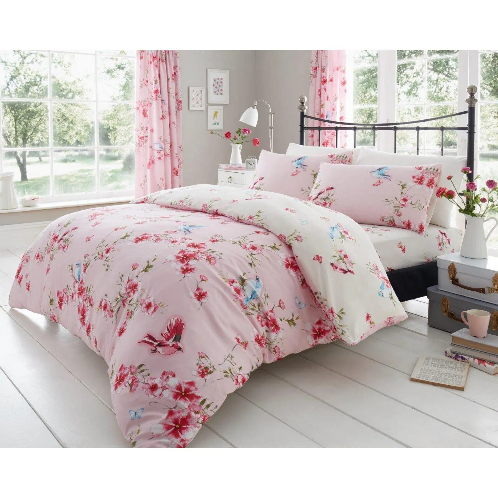 Birdie Blossom Duvet Cover Set