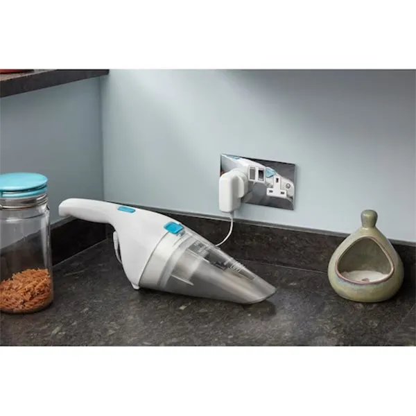 Black & Decker 3.6V Cordless Dustbuster Handheld Vacuum Cleaner - White | NVC115JL-GB