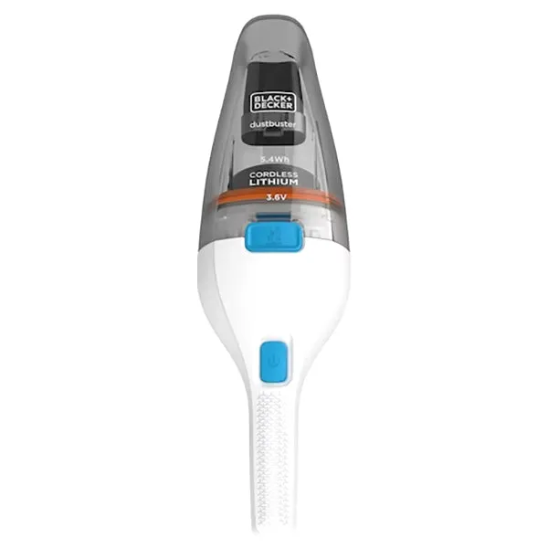 Black & Decker 3.6V Cordless Dustbuster Handheld Vacuum Cleaner - White | NVC115JL-GB