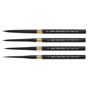 Black Velvet® Voyage Travel Short Handled Brushes - Round 4