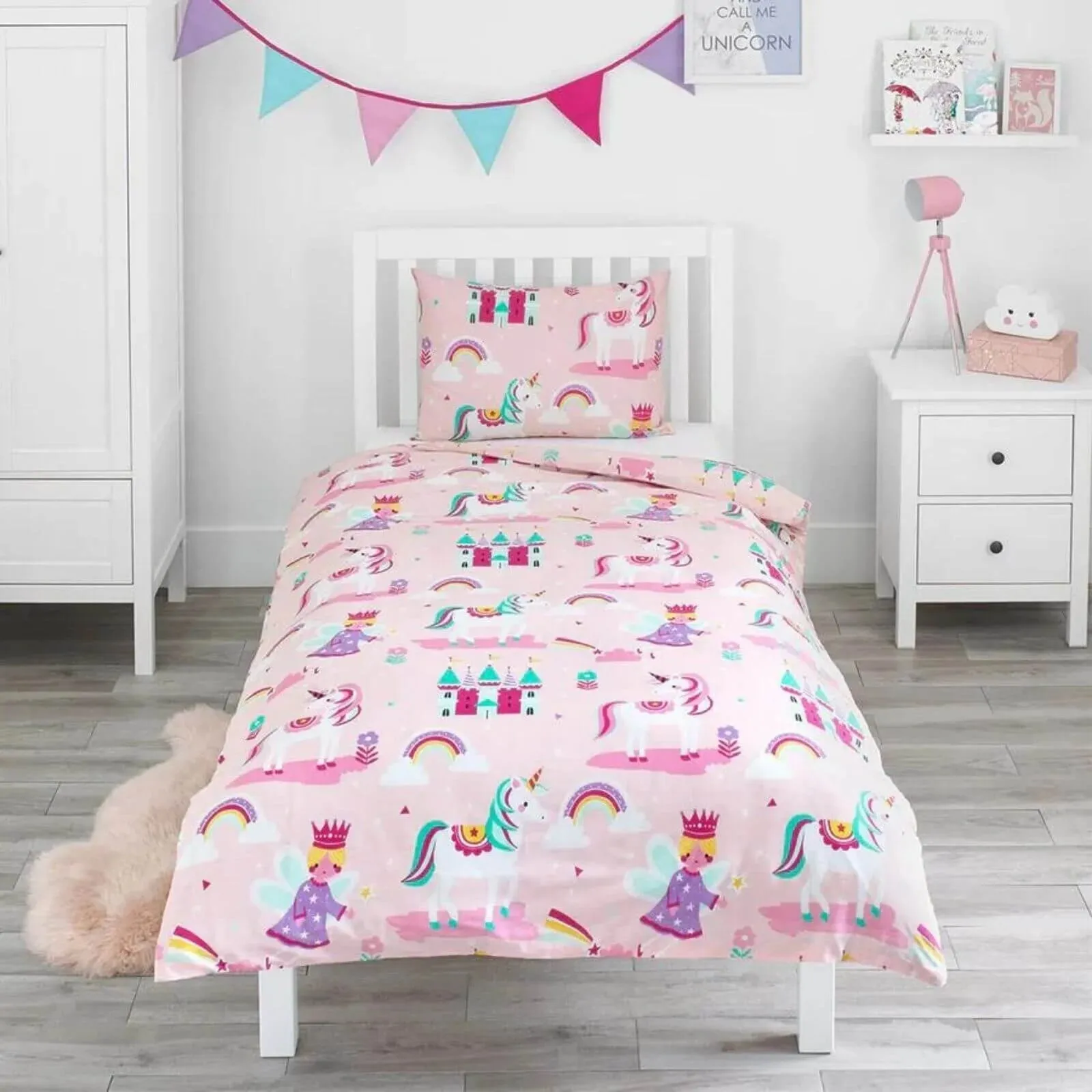 Bloomsbury Mill - Magic Unicorn - Single Duvet Set