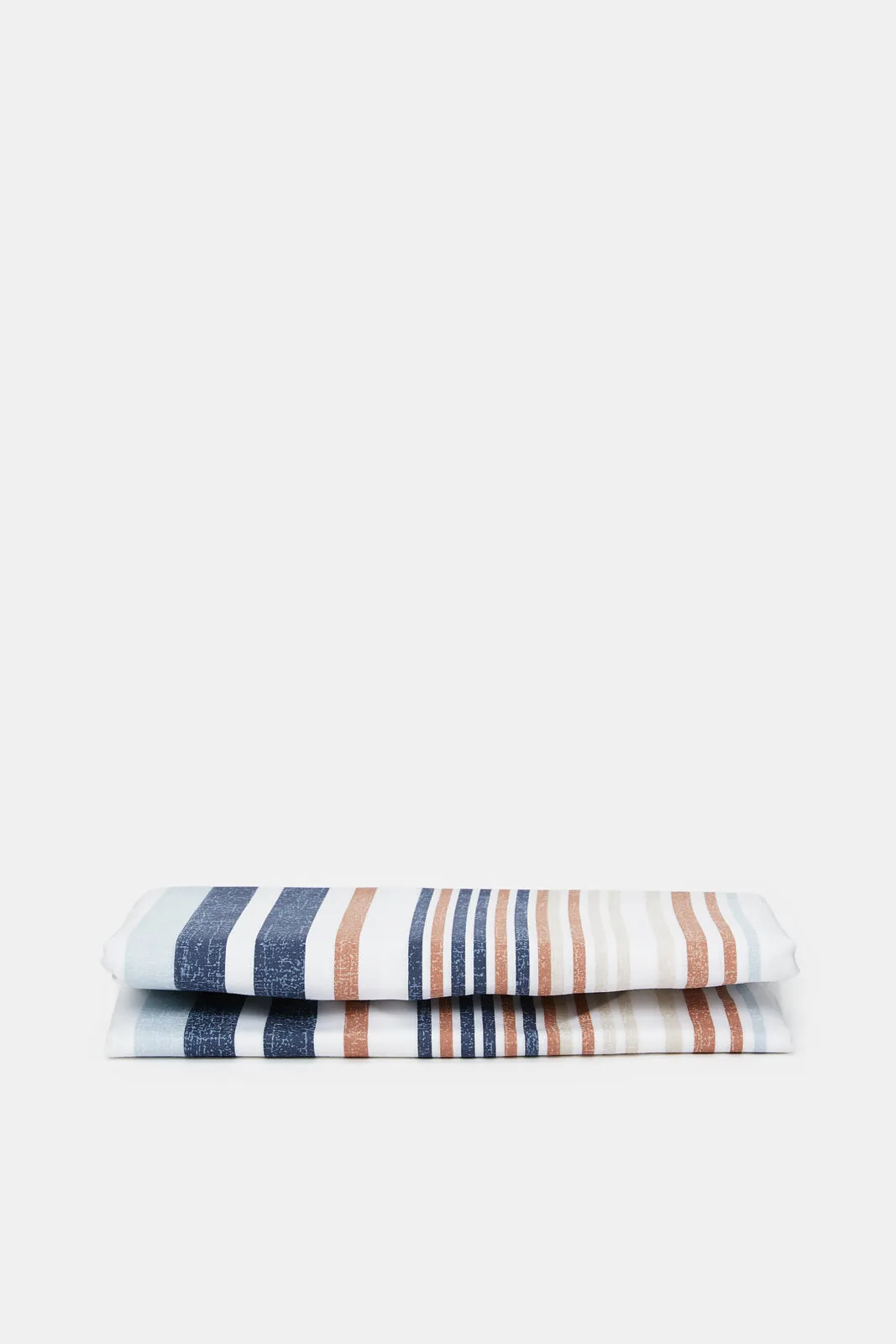 Blue Printed Pillowcase Set (2 Piece)