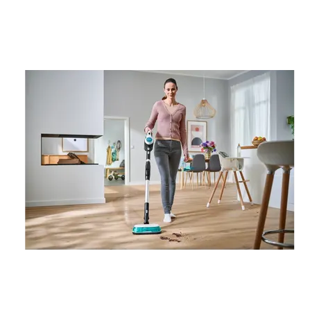 Bosch BCS71HYGGB ProAqua Cordless Vacuum Cleaner - Up To 40 Minutes Run Time White