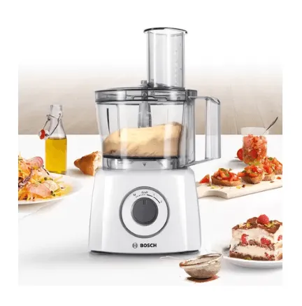 Bosch MCM3100WGB Food processor MultiTalent 3700 W White, White